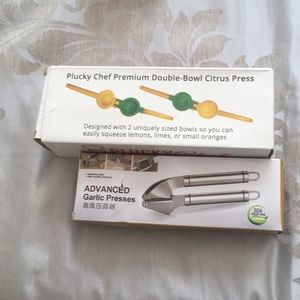 Garlic Press and Lemon Squeezer